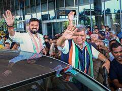 कांग्रेस में शामिल होने के बाद जगदीश शेट्टार का हुआ भव्य स्वागत, पत्नी की आंखों में आ गए आंसू