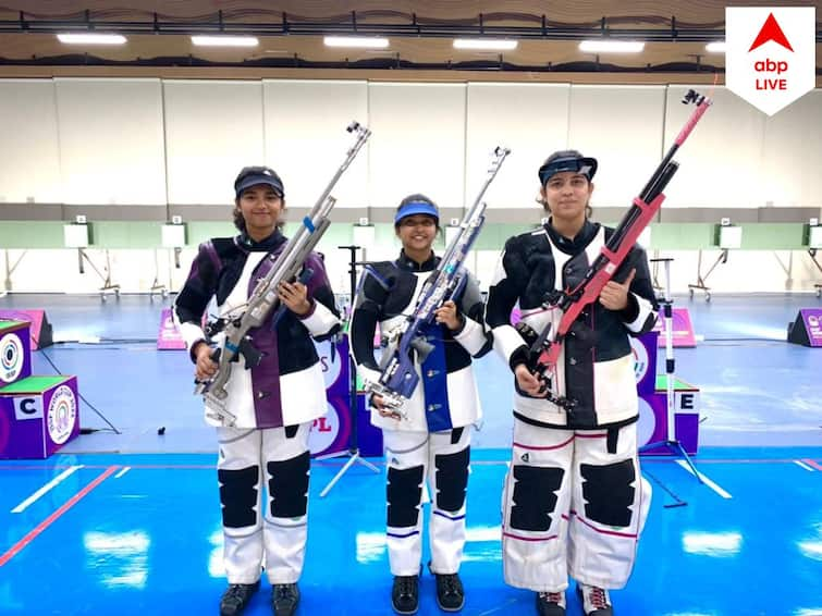 Mehuli Ghosh wins gold in 10 m air rifle at Bhopal, cousin Swarnali Roy wins silver ABP Exclusive: শ্যুটিং রেঞ্জে দুই বোনের দাপট, সোনা মেহুলির, রুপো স্বর্ণালীর