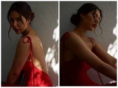 Sonam Bajwa Photos: રેડ કલરની બેકલેસ ડ્રેસમાં સુંદર લાગી સોનમ બાજવા, કેમેરાની સામે ફ્લૉન્ટ કર્યું પોતાનું ટૉન્ડ ફિગર