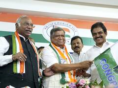 Karnataka Election 2023: Ex-CM Jagadish Shettar Joins Congress In Presence Of Kharge, Siddaramaiah