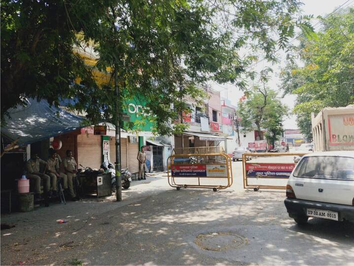 A view of the Dhumanganj Police Station, under the limits of which Umesh Pal and his security personnel were killed on February 24 and Atiq Ahmed was named as an accused. Atiq and his brother Khalid Azim alias Ashraf were shot dead at point blank range on May 15 by three shooters. Image Source: Ajay Kumar