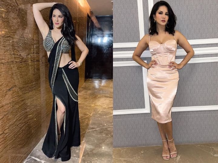 Sunny Leone: बॉलीवुड एक्ट्रेस सनी लियोनी अपने हर एक लुक्स से फैंस को दीवाना बना देती हैं. साड़ी से लेकर ड्रेस तक में आप एक्ट्रेस के स्टाइल को कॉपी कर सकती हैं.