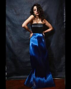 Sobhita Dhulipala Mesmerises In A Black And Blue Structured Gown | SEE PICS