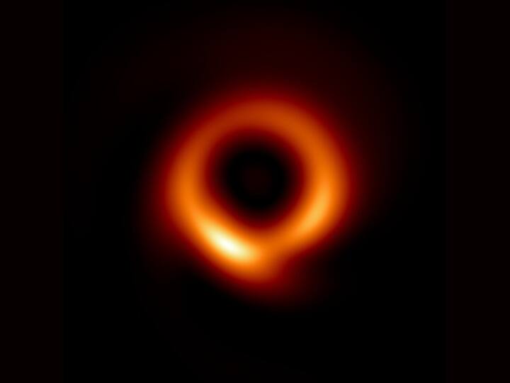 First Black Hole Image M87 Galaxy Centre Supermassive Black Hole Fuzzy Orange Donut Gets Makeover Machine Learning Sharper Version Appears Like A Skinny Donut Event Horizon Telescope First Black Hole Image Gets Makeover, Sharper Version Appears Like A 'Skinny Donut'