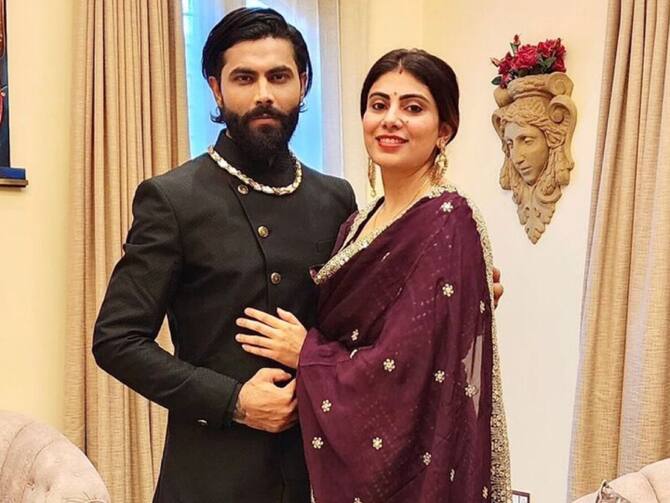 Rivaba Solanki and Ravindra Jadeja