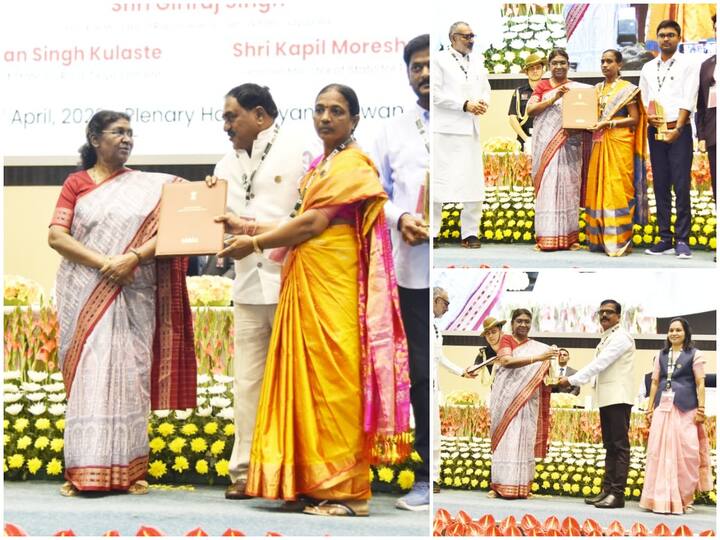 Delhi Telangana gram panchayats got 13 awards received from President Draupadi murmu Panchayat Awards  : జాతీయ స్థాయిలో సత్తా చాటిన తెలంగాణ పల్లెలు, 13 అవార్డులు సొంతం