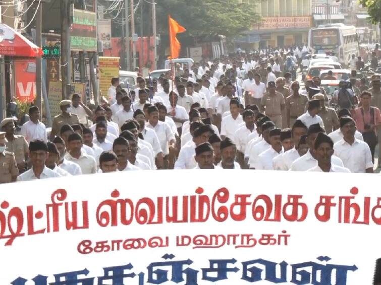 Case registered against rss functionaries for violating restrictions during rally in Coimbatore TNN கோவையில் ஆர்.எஸ்.எஸ் நிர்வாகிகள் மீது வழக்குப்பதிவு ; பேரணியில் கட்டுப்பாடுகளை மீறியதால் நடவடிக்கை