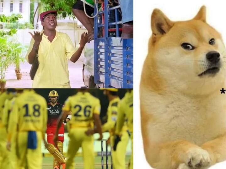 CSK vs RCB: சென்னை-பெங்களூரு இடையே நடந்த பரபரப்பான ஆட்டத்தின் போது இரு அணிகளின் ரசிகர்களும் சமூக வலைதளங்களில் மீம்ஸ் மூலம் மோதிக்கொண்டனர். அதில் சில மீம்ஸ்களை பார்த்து சிரிக்கலாம் வாங்க.