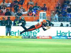 मुंबई के खिलाफ मैच में सुपरमैन बने ऐडन मार्करम, ईशान किशन और सूर्यकुमार यादव का पकड़ा शानदार कैच