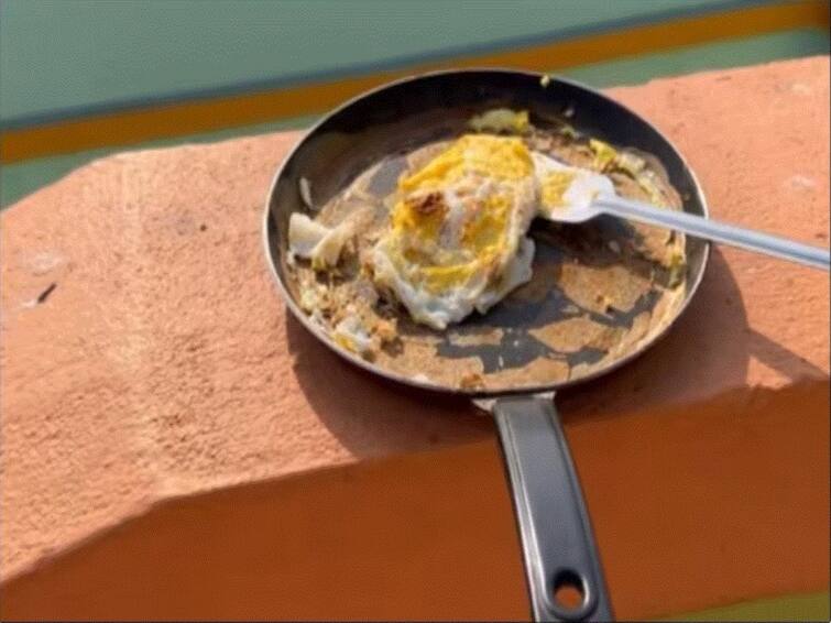 Its So Hot In Bengal That This Man Has Managed To Fry An Egg On His Terrace It's So Hot In Bengal That This Man Has Managed To Fry An Egg On His Terrace