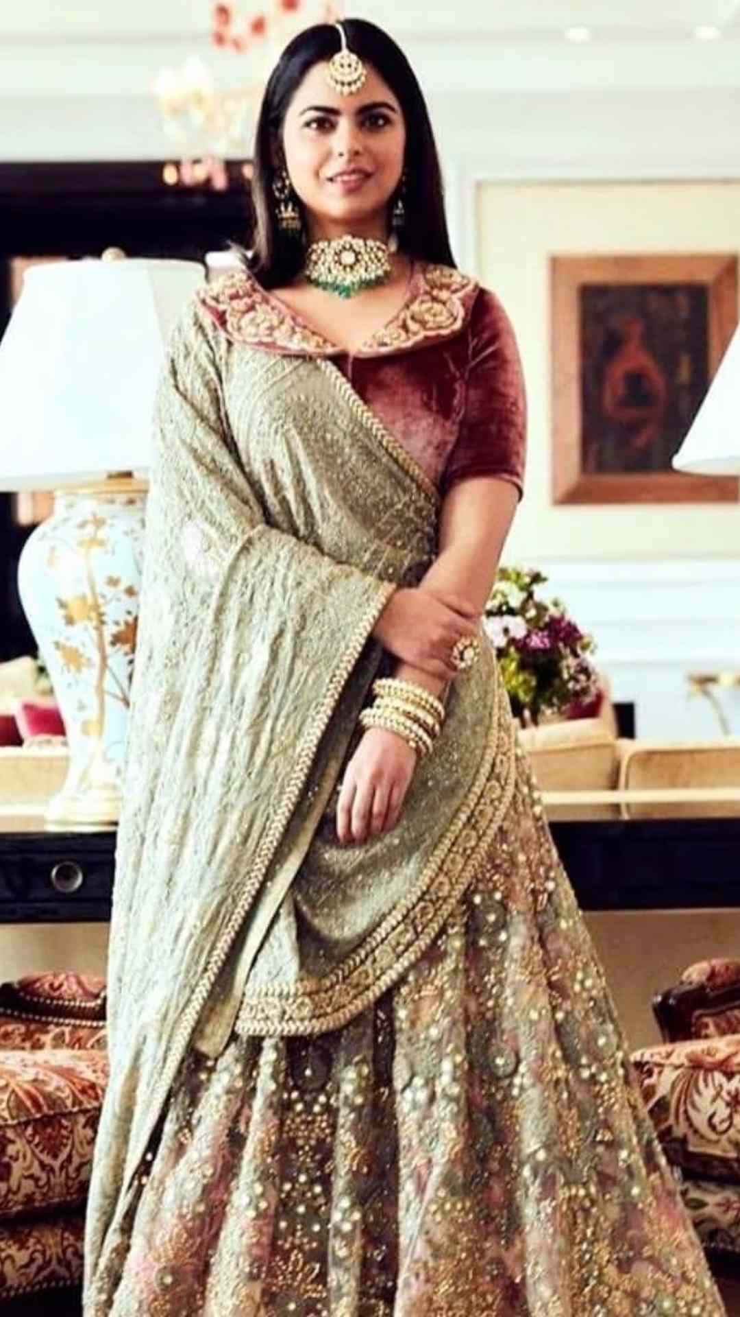 Sabyasachi Bride: A Majestic Dark Maroon Lehenga