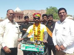भारत से थाईलैंड की साईकल यात्रा, पर्यावरण व स्वास्थ्य की जागरूकता की मुहिम पर अकेला ही निकला विकास