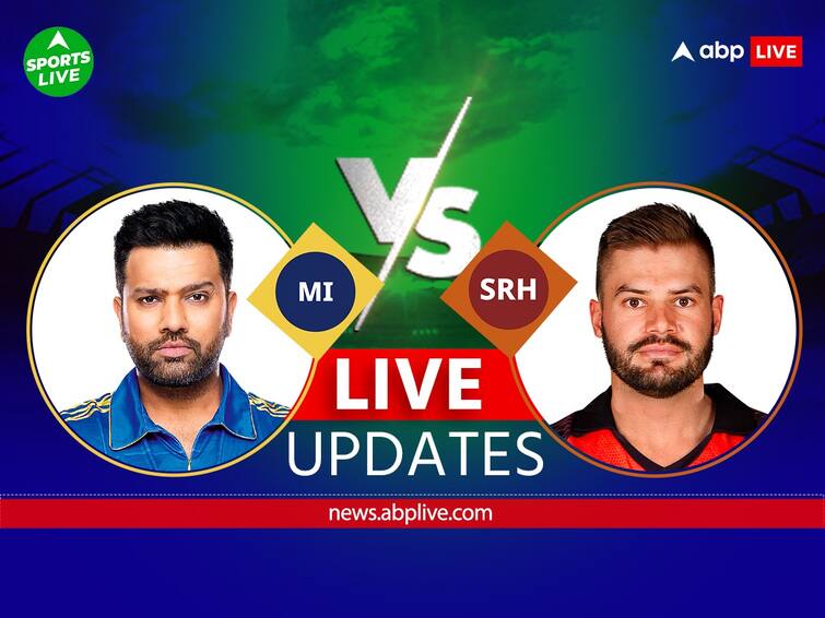 MI vs SRH Score Live Updates: Mumbai Indians vs Sunrisers Hyderabad IPL 2023 Live streaming ball by ball commentary