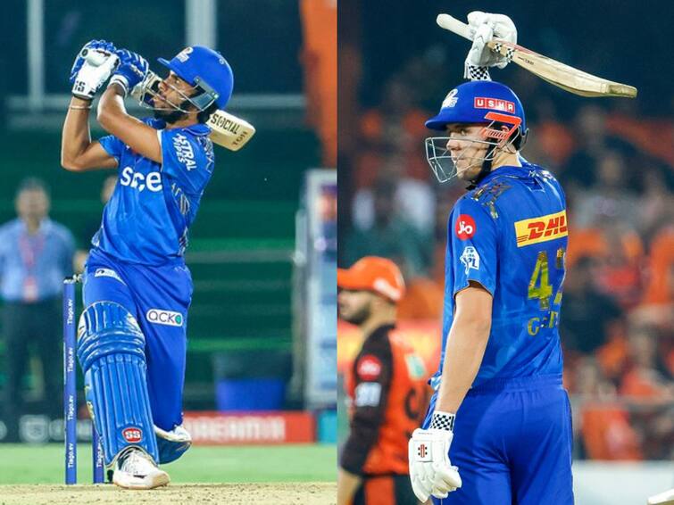 IPL 2023: MI give target of 193 runs against SRH in Match 25 at Rajiv Gandhi Stadium MI vs SRH, 1 Innings Highlights: గ్రీన్ మెరుపులు - తిలక్ బాదుడు -  హైదరాబాద్ ముందు భారీ టార్గెట్