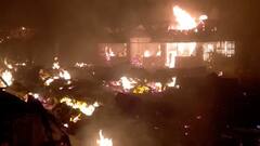 বিধ্বংসী অগ্নিকাণ্ডে ভস্মীভূত মার্কেট, দমকলের বিরুদ্ধে দেরিতে আসার অভিযোগ