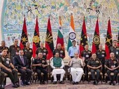 Defence Minister Rajnath Singh Launches Five-Day Army Commanders' Conference. See Pics