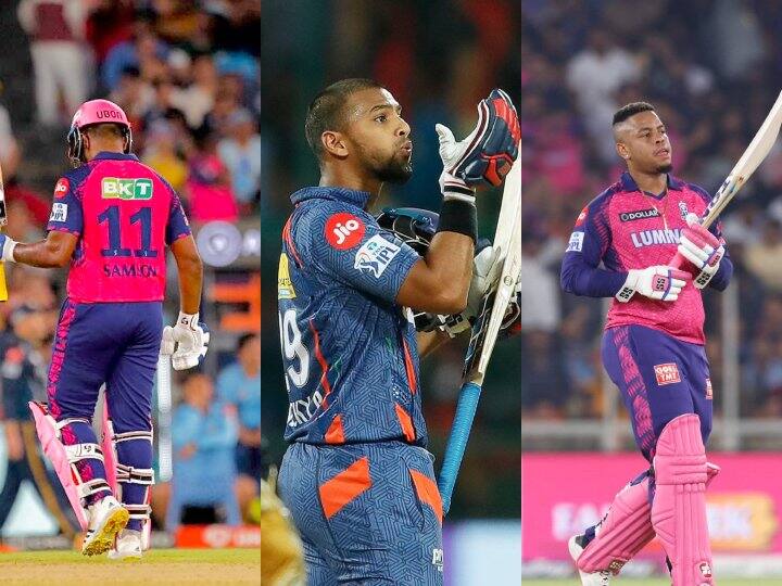 IPL 2023 from Nicholas Pooran to Shimron Hetmyer these 5 players to watch out in RR vs LSG match RR vs LSG: निकोलस पूरन से लेकर शिमरोन हेटमायर तक, इन पांच खिलाड़ियों पर रहेंगी सभी की नज़रें