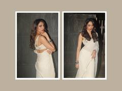 Sobhita Dhulipala Oozes Ethnic Vibes In A Pearl White Saree