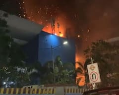 Thane Fire : ठाण्यातील ओरियन बिझनेस पार्क इमारतीला भीषण आग