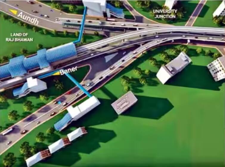 Pune University Bridge SPPU flyover completion expected by November 2024 Pune University Bridge : विद्यापीठ परिसरातील चार मजली उड्डाणपुलाचं काम 2024 पर्यंत पूर्ण होणार?