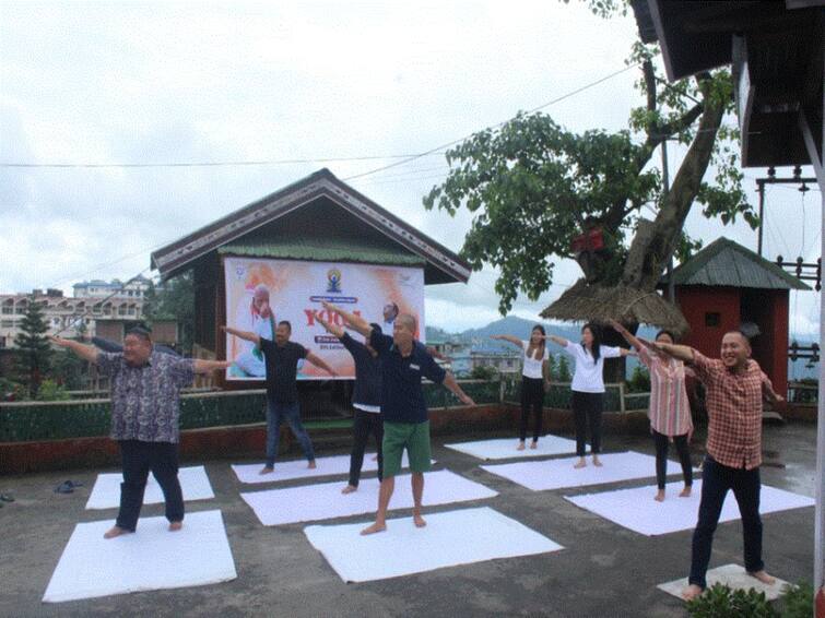 Nagaland Minister Strikes Yoga Pose In New Viral Pic, Netizens Say 'Keep Going' Nagaland Minister Strikes Yoga Pose In New Viral Pic, Netizens Say 'Keep Going'