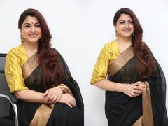 Actress Kushboo: చీర కట్టులో మెరిసిపోతున్న సీనియర్ నటి ఖుష్బూ