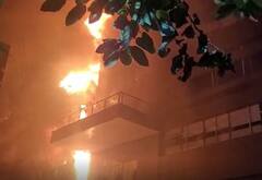 Thane Fire : ठाण्यातील ओरियन बिझनेस पार्क इमारतीला भीषण आग