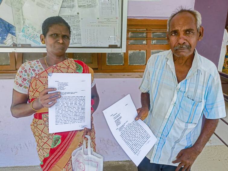 Thanjavur Son chased away from home for property Parents petition for permission to commit suicide TNN சொத்துக்காக  வீட்டை விட்டு அடித்து துரத்திய மகன் -  தற்கொலைக்கு அனுமதி கேட்டு பெற்றோர் மனு