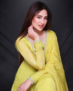 Mahira Sharma Pics: ब्रेकअप के बाद कैमरे के सामने बेबाक हुईं माहिरा शर्मा, जुल्फें लहराते हुए डीपनेक सूट में दिए पोज