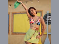 Divya Agarwal Colours Instagram In A Quirky Top And Skirt