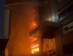 Thane Fire : ठाण्यातील ओरियन बिझनेस पार्क इमारतीला भीषण आग