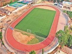 बस्तर के इंदिरा प्रियदर्शनी स्टेडियम में होंगे अंर्तराष्ट्रीय फुटबाल मैच, किया जा रहा पेवेलियन तैयार
