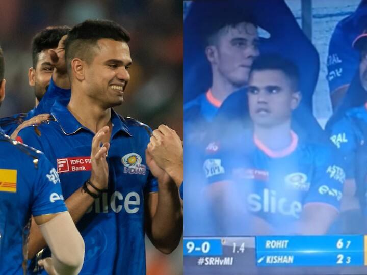 IPL 2023 SRH vs MI Arjun Tendulkar angry abused to cameraman during match against sunrisers hyderabad Watch: कैमरामैन पर भड़के अर्जुन तेंदुलकर ने दी गाली? वायरल वीडियो में किया जा रहा दावा