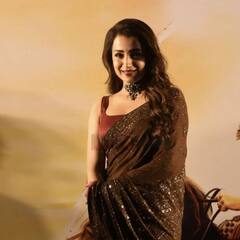 Trisha Krishnan: ‘உன் பார்வையில் பைத்தியம் ஆனேன்' பொன்னியின் செல்வன் பட ப்ரமோஷனில் அழகு குந்தவையாக த்ரிஷா!