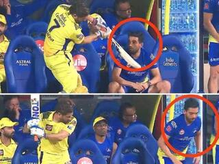 Watch: MS Dhoni की बैटिंग प्रैक्टिस के दौरान चोटिल होने से बचे दीपक चाहर! मुंह पर लग जाता बल्ला