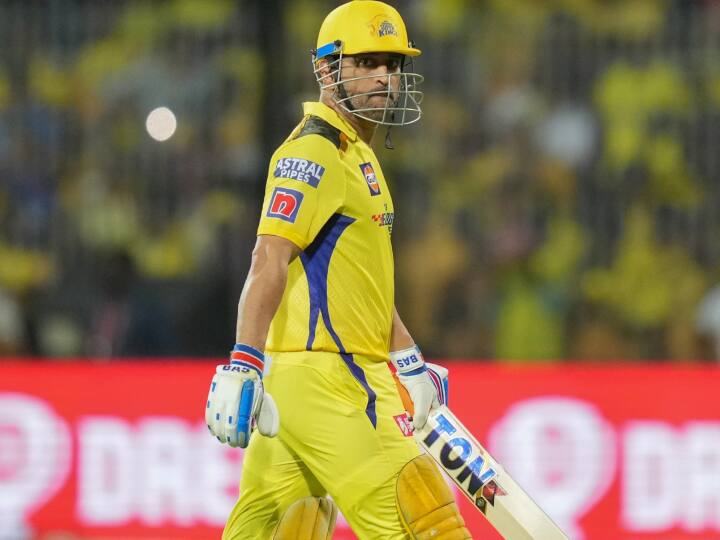 IPL 2023 CSK Captain MS Dhoni may rest in match against Sunrisers Hyderabad CSK vs SRH he gave indication himself IPL 2023: सनराइजर्स हैदराबाद के खिलाफ नहीं खेलेंगे चेन्नई के कप्तान महेंद्र सिंह धोनी, खुद दिए संकेत