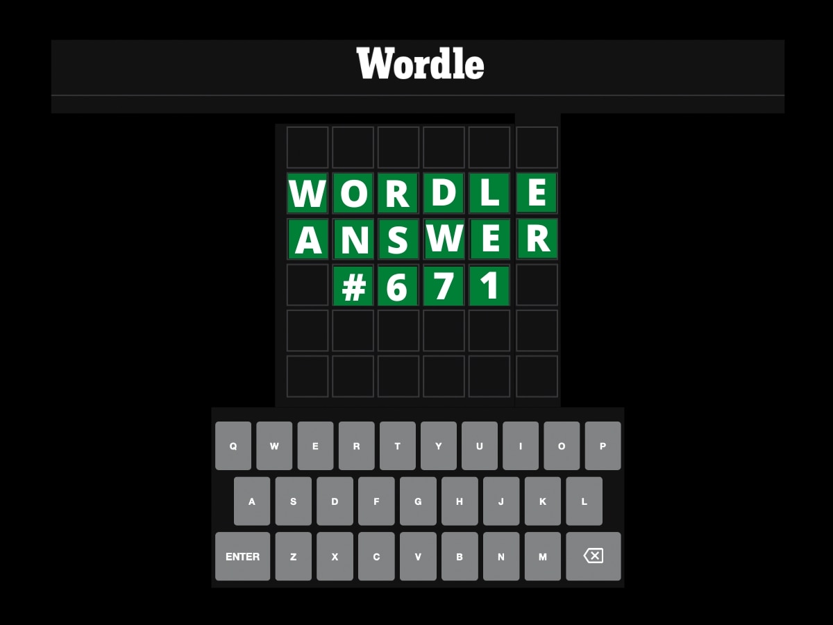 Wordle 671 Jawaban Hari Ini 21 April Petunjuk Tekateki Pemecahan Kata