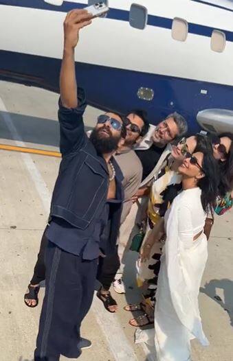 தொடர்ந்து நான்கு நாட்களாக பறந்து பறந்து ப்ரமோஷன் செய்த நடிகர்கள், நேற்று ஒருநாள் ரெஸ்ட் எடுத்து கொண்டனர்.