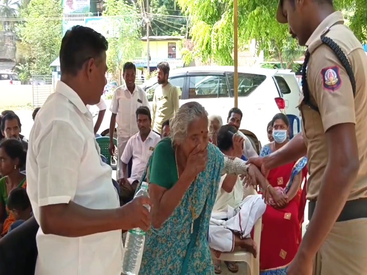 மயிலாடுதுறை காவல் கண்காணிப்பாளர் அலுவலகத்தில் குறைதீர் முகாம் - காக்க வைத்த பொதுமக்கள், மயக்கம் அடைந்த மூதாட்டி