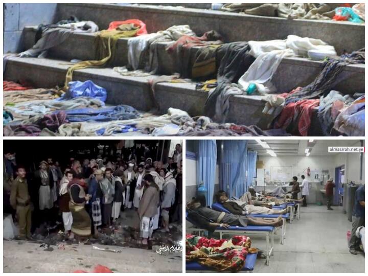 At least 85 people have died and hundreds were injured in a stampede in Yemen's capital Sanaa as hundreds gathered in a school to receive aid, witnesses and Houthi media said on Thursday.