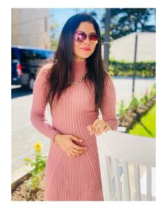 Brahmamudi Sharmitha Gowda: ''బ్రహ్మముడి'' లో రుద్రాణి (షర్మిత గౌడ) ట్రెండీ లుక్