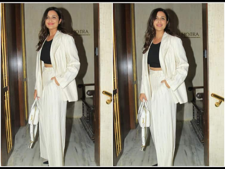 Parineeti Chopra Visits Manish Malhotra's House In A White Pantsuit, Adds Fuel To Wedding Rumours With Raghav Chadha Parineeti Chopra Visits Manish Malhotra's House In A White Pantsuit, Adds Fuel To Wedding Rumours With Raghav Chadha