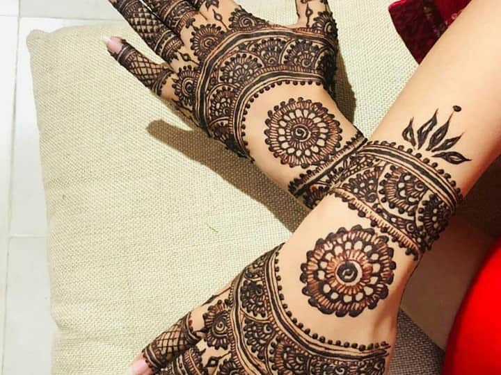 Eid 2023 Mehndi Design Best Easy Trendy Mehndi Design Hand Back Front on This eid ul fitr Eid 2023 Mehndi Design: ये हैं सिंपल और ट्रेंडी मेहंदी डिजाइन, जो आप घर पर खुद ही बना सकती हैं...