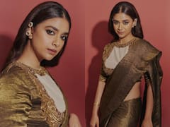 Keerthy  Suresh: చీరలో కీర్తి సురేష్- చూపులతోనే మత్తెక్కిస్తోందిగా!