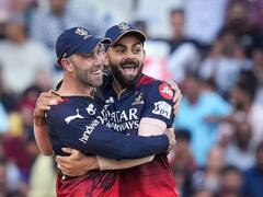 DRS के दौरान स्टोन पेपर सीजर खेलते नजर आए कोहली-मैक्सवेल, खूब वायरल हो रहा वीडियो