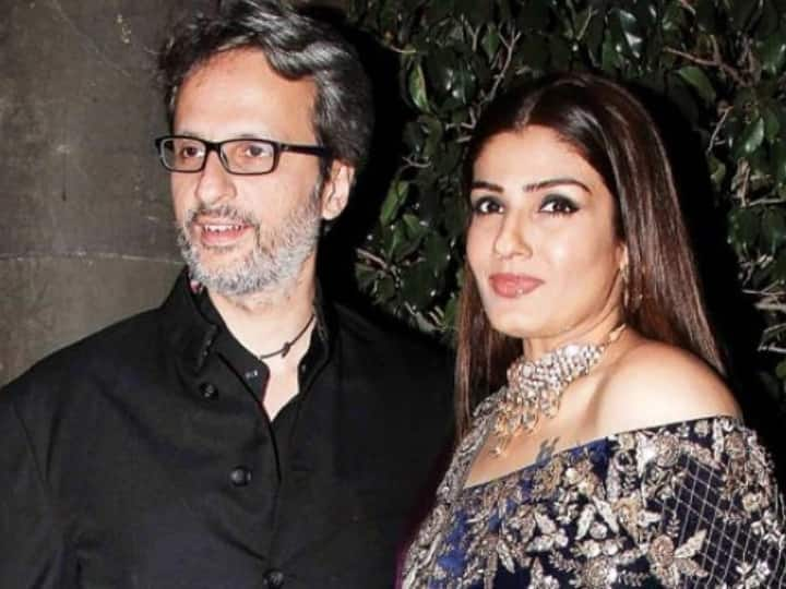 Raveena Tandon threw a glass full of juice at husband Sunil Thadani ex-wife injured Natasha sippy was in pain जब रवीना टंडन ने पति सुनील थडानी की एक्स वाइफ पर फेंक दिया जूस से भरा ग्लास, घायल नताशा का छलका था दर्द