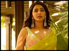 Aishwarya Lekshmi Phortos: పొన్నియన్ సెల్వన్ బ్యూటీ శారీలో సక్కగుంది!