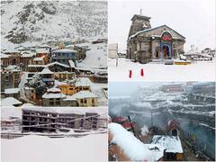 Badrinath-Kedarnath Receives Heavy Snowfall Ahead Of Char Dham Yatra. See Pics