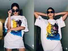 Malavika Mohanan: பெயிண்ட் பூசிய உடையில் மாஸாக போஸ் கொடுக்கும் மாளவிகா..வைரலாகும் நடிகையின் பதிவு!