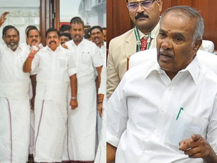 ADMK mla's meet assembly speaker appavu for Deputy  Oppositiono leader seat AIADMK: கடைசி நாள்... இன்னைக்காவது கொடுங்க: ஓபிஎஸ் இருக்கைக்கு அப்பாவுவை வலியுறுத்தும் அதிமுக எம்.எல்.ஏக்கள்!